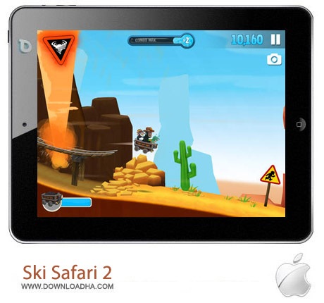 دانلود بازی اسکی سواری Ski Safari 2 1.0.1 مخصوص آیفون ، آیپد و آیپاد